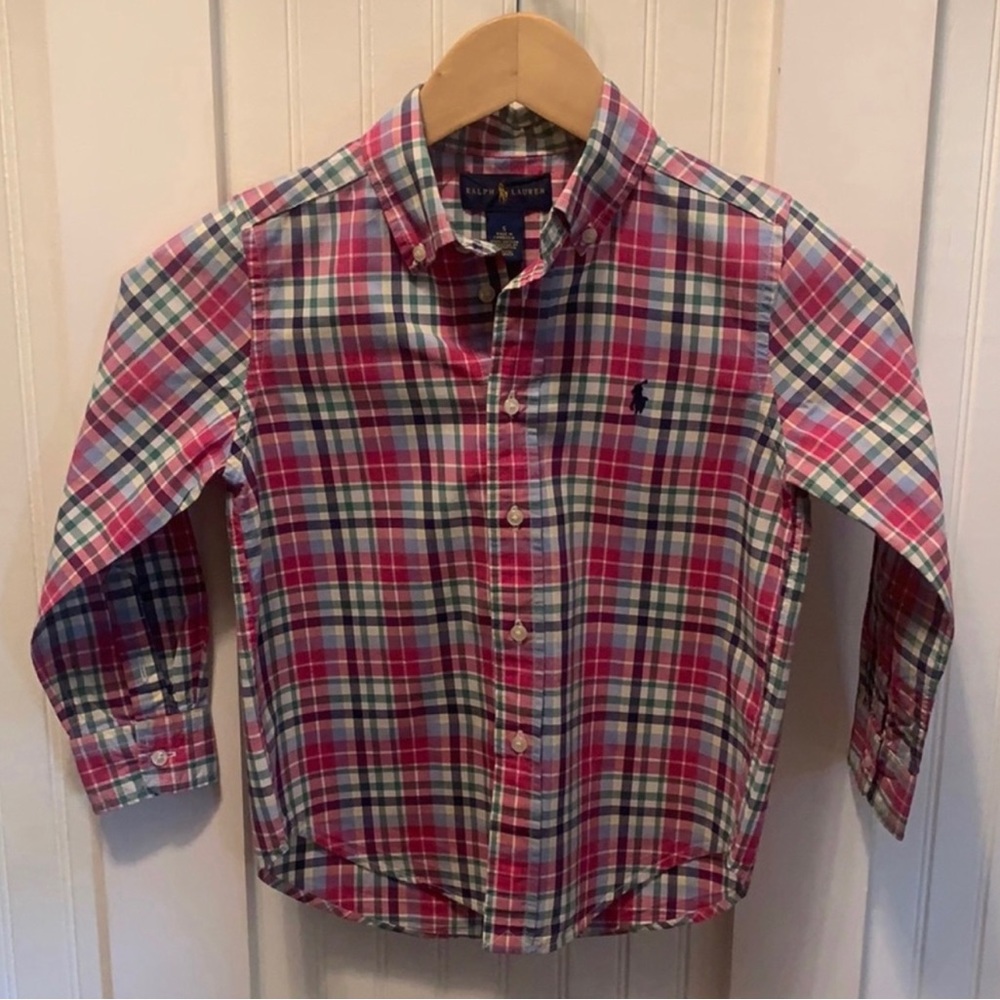 Ralph Lauren Boys Size 5 Button Down